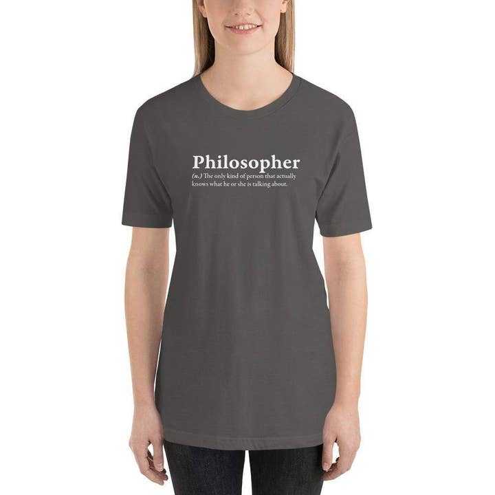 The Philosopher's Shirt – wholesale Screen printed t-shirt – unisex – Definition of a Philosopher I - Basic T-Shirt7
