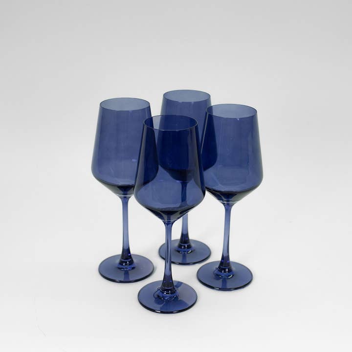 GlassHauseCo - Wholesale Wine Glass - Indigo-go - Colored Wine Glass3
