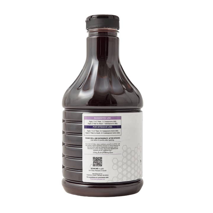 Elderberry Queen – wholesale Oral supplement/vitamin – Organic Elderberry Syrup-30oz