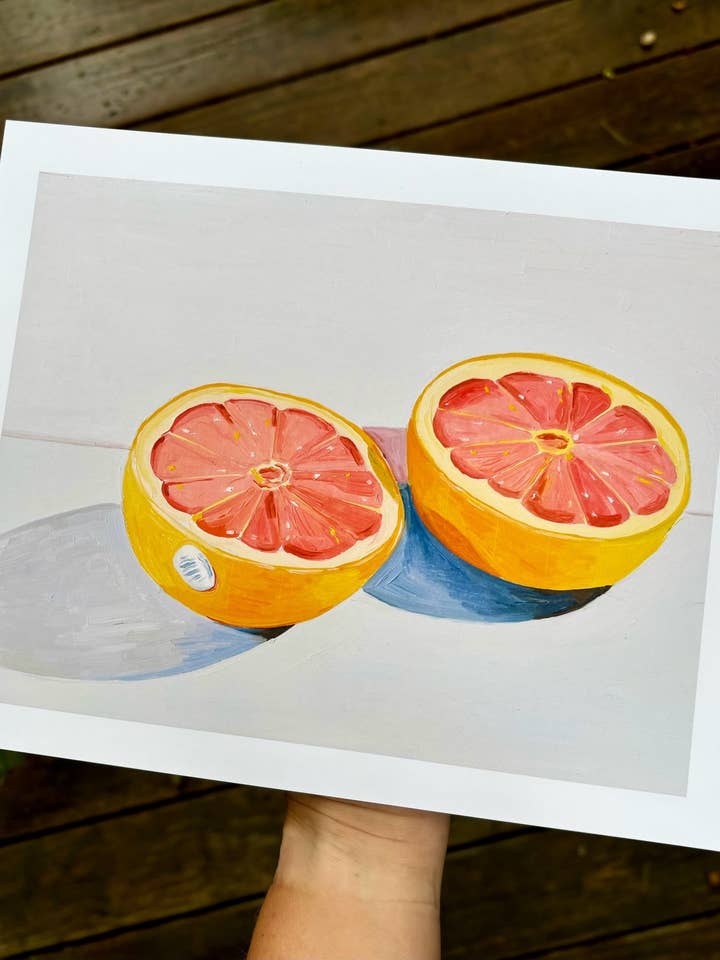 Grapefrugt Print for engroshandel hos Griffin Tyler Art