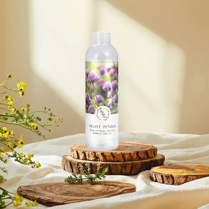 Pretty Valley Home - Vente Huile parfumée - Huiles de diffuseur à roseaux 200ML 6,76 Fl oz Huile parfumée - Pétunia Velours3