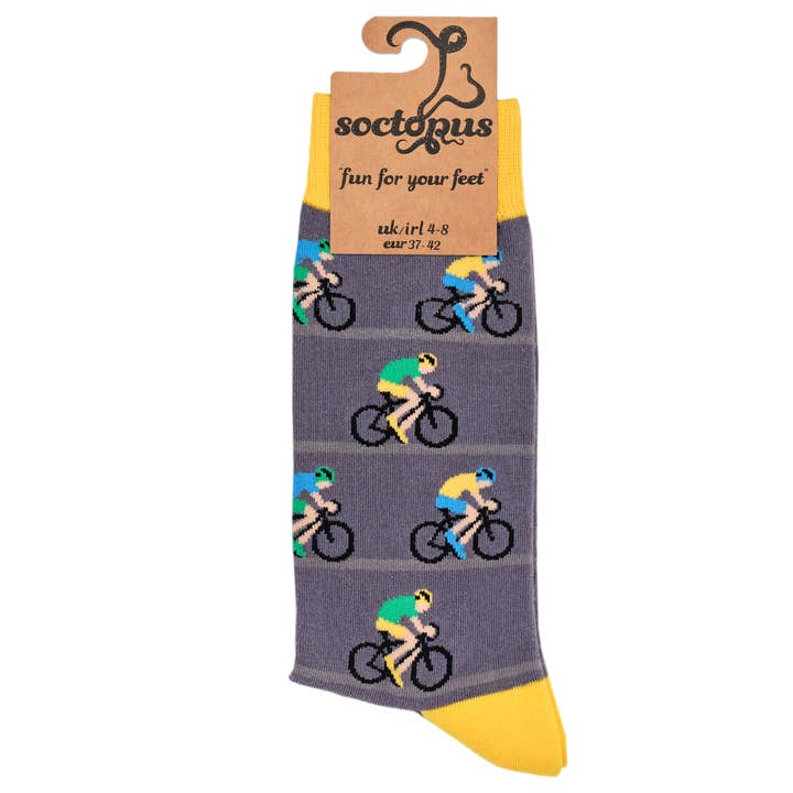 GREY Cycling Socks - Peloton for wholesale on Faire2