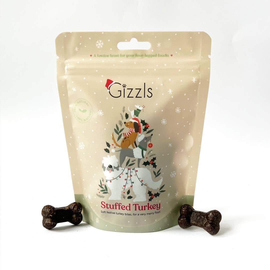 Gizzls - Wholesale Pet Treats - Dog - Gizzls Stuffed Turkey Christmas Dog Treats2