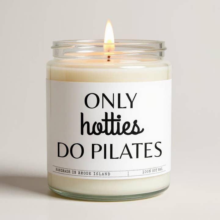 Only Hotties Do Pilates for wholesale by Cam Candles
