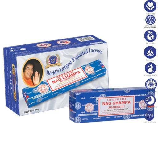 Satya Nag Champa Bâtonnets d'encens 250G 7,8``-028 pour la vente par International Gifts Ltd.