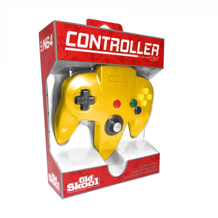 Jaune Manette Nintendo 64 jaune en vente sur Faire2