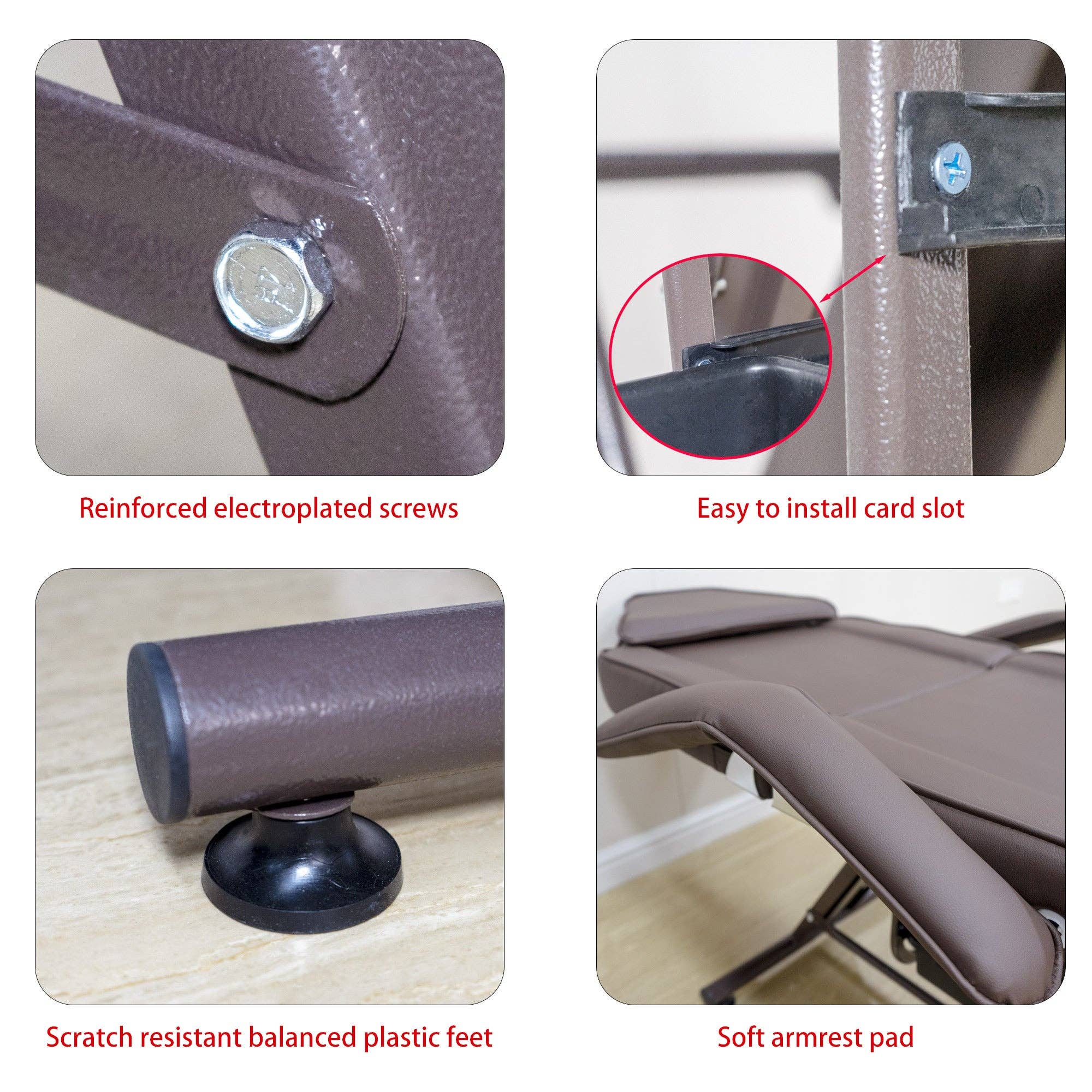 39F Inc. - Wholesale Chair - 72" Adjustable 3-Section Tattoo Chair Facial Bed Spa Salon2