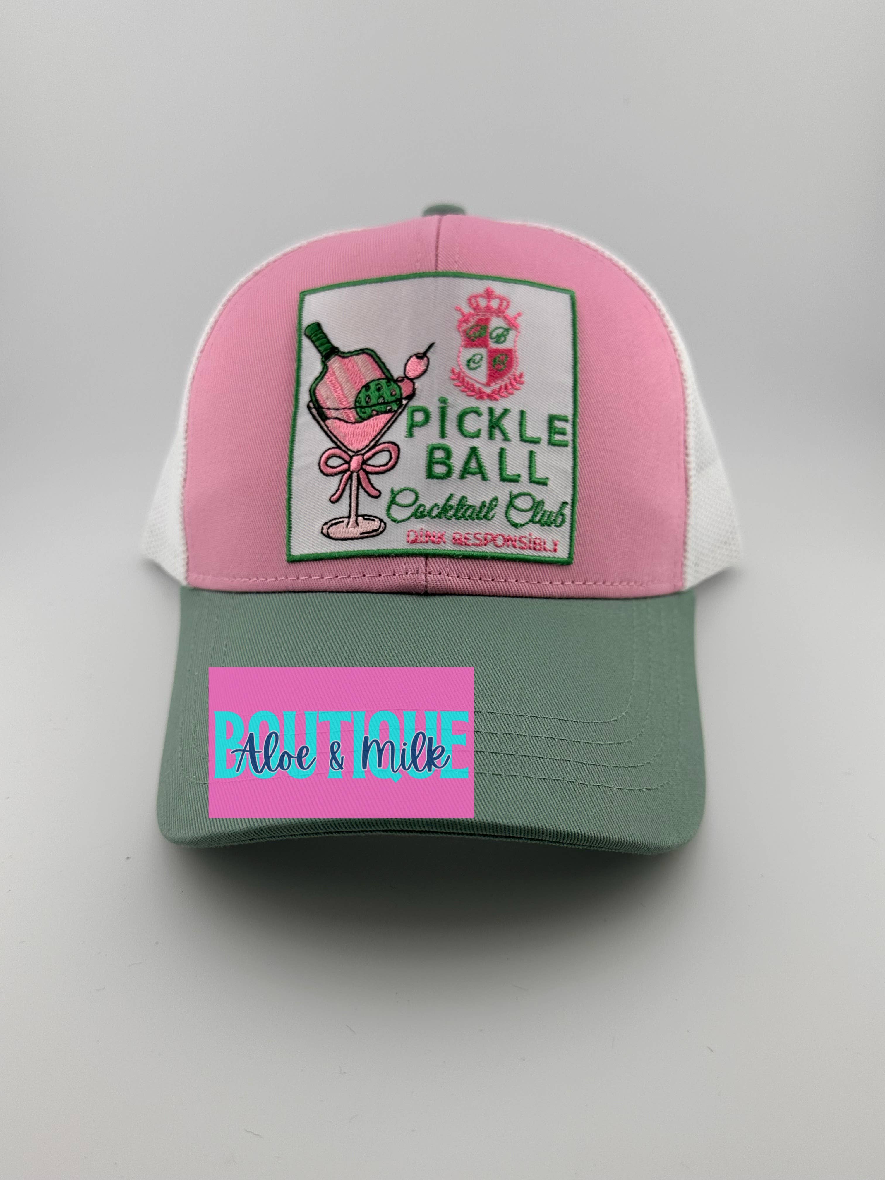 Aloe and Milk Boutique - Wholesale Baseball Cap - Unisex - Pickleball Dink Responsibly Hat, pickleball cap1