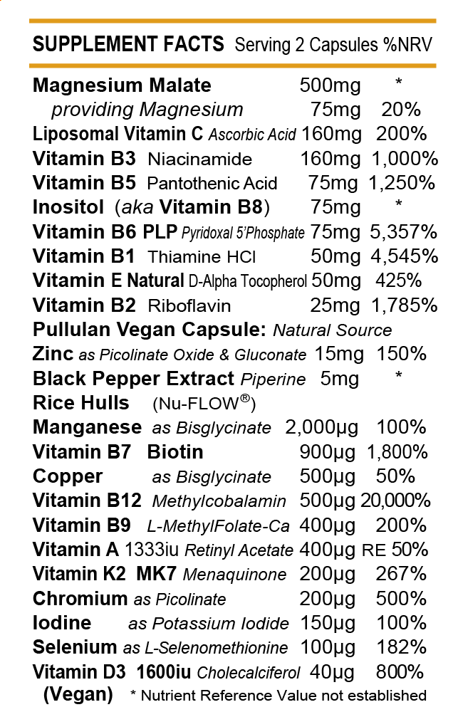 BioTech Life Sciences - Wholesale Oral Supplement/Vitamin - Energise Super Vitamins & Minerals - World's Best Multivit4