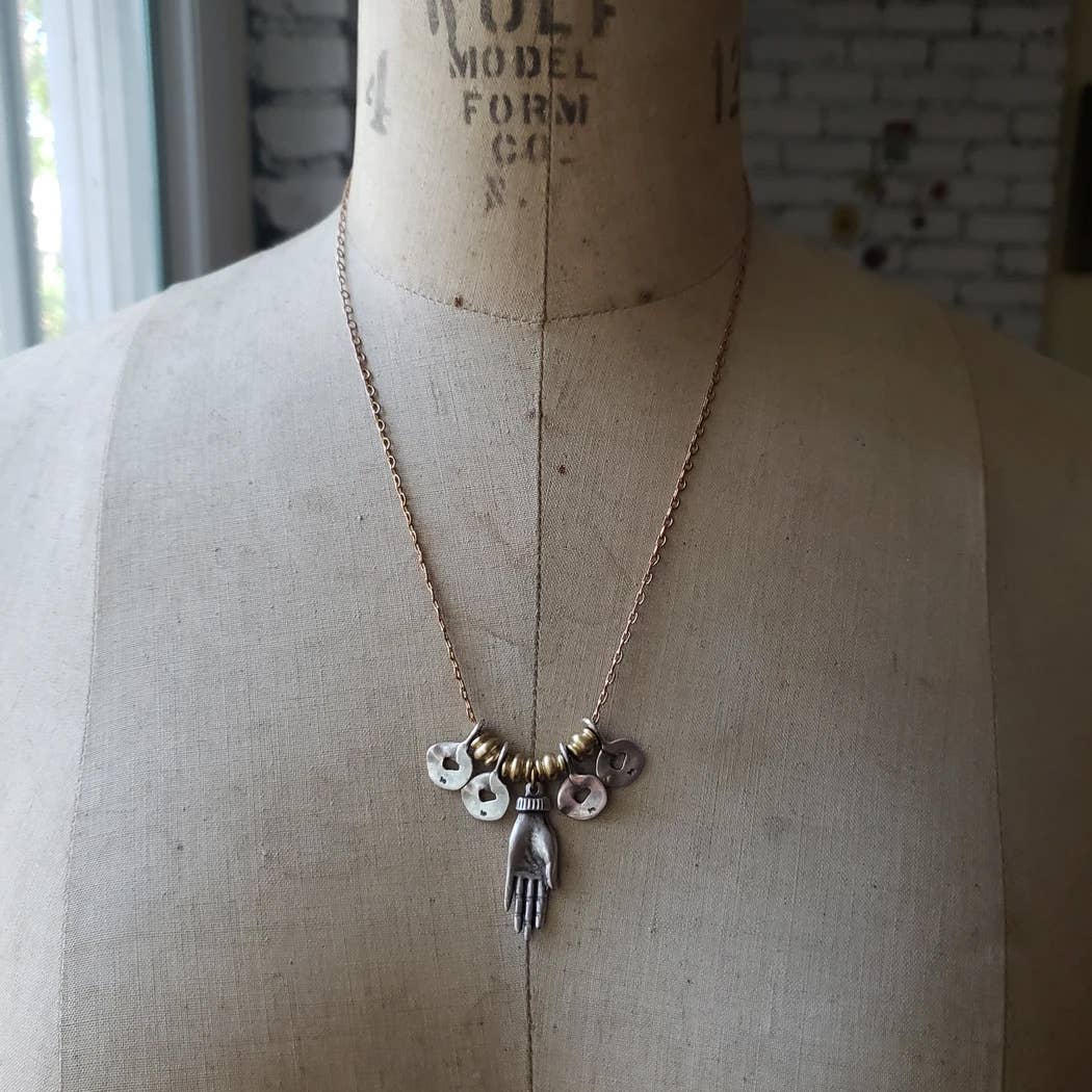 Verdilune – Engroshandel Halskæde med vedhæng – Healing Hand vedhæng2