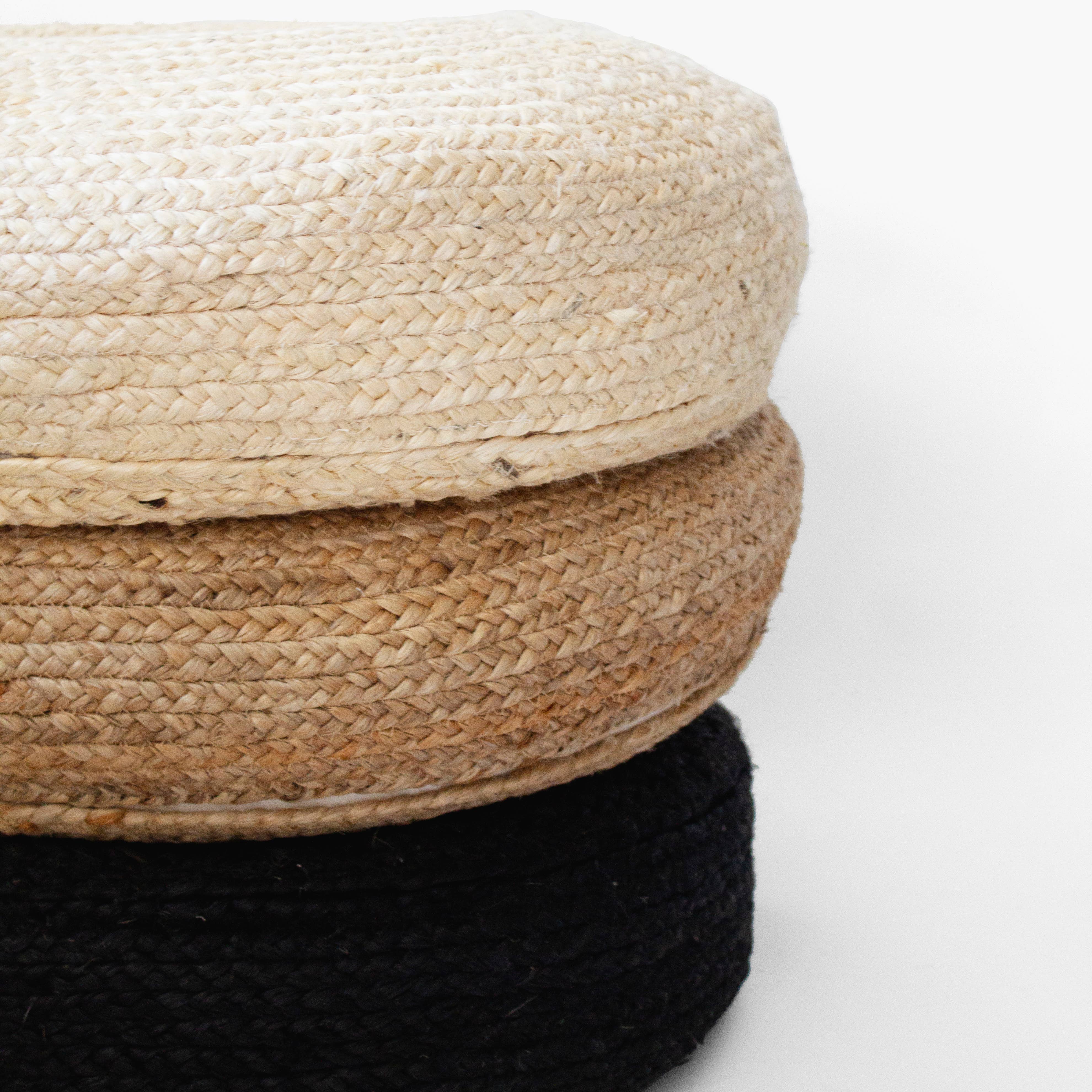 Love The Clutter - Wholesale Floor pillow - Jute Meditation Pillow2