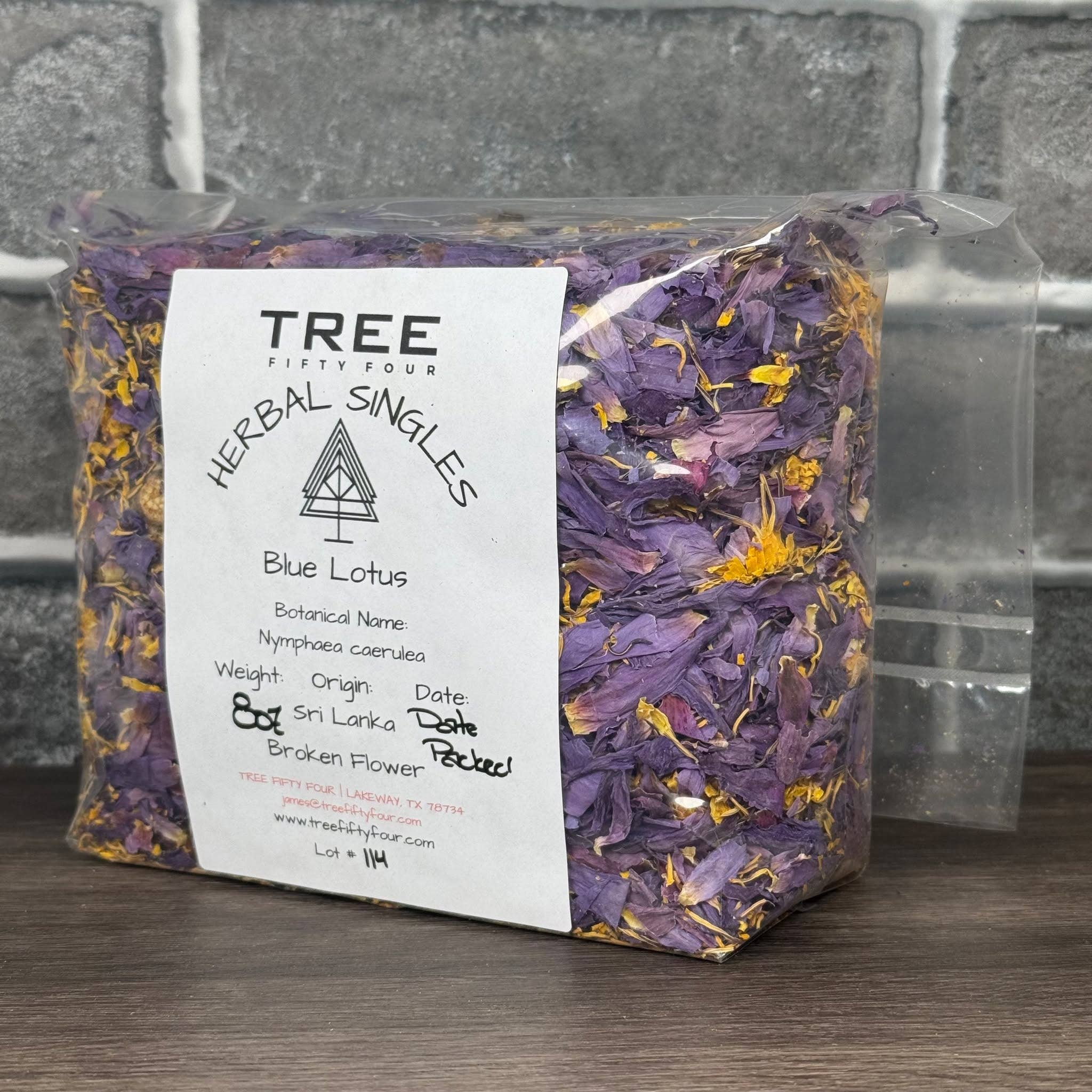 Tree Fifty Four - Vente Thé en vrac - Fleur de Lotus Bleu Brisée | 2oz - 1 KG | Herbes en Vrac1