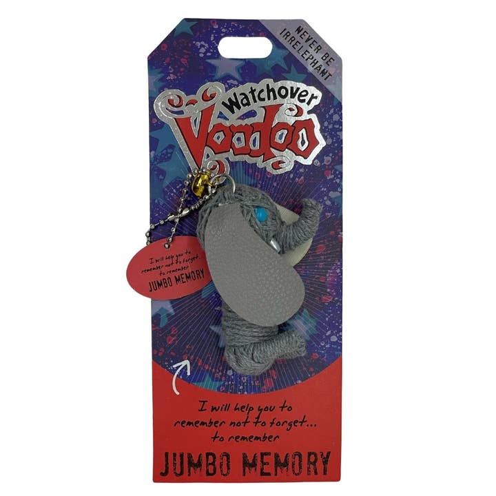 The H&H Group - Wholesale Keychain - Unisex - Jumbo Memory (Elephant) - Watchover Voodoo Dolls - Keychain