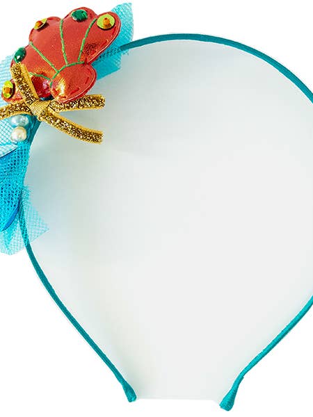 Tulle Seashell Kids Headband- Ocean Blue for wholesale by Lily and Momo
