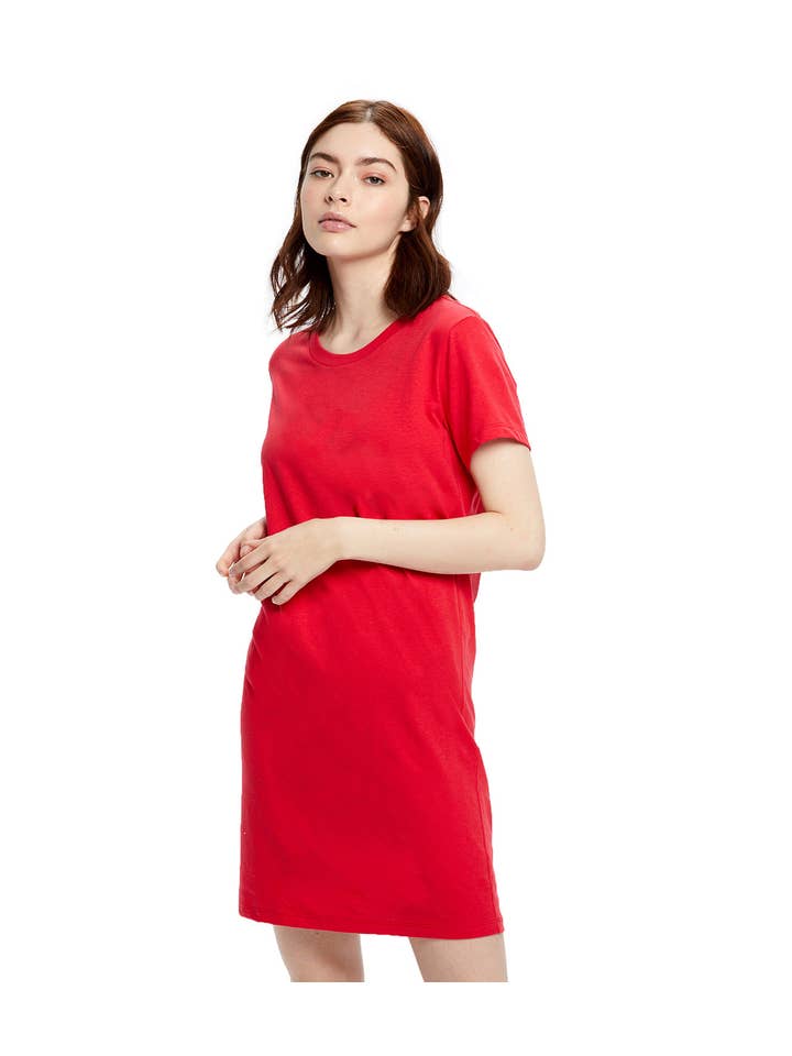 US Blanks - Wholesale Dress - Women's - Women's Cotton T-Shirt Dress, 30 singles9