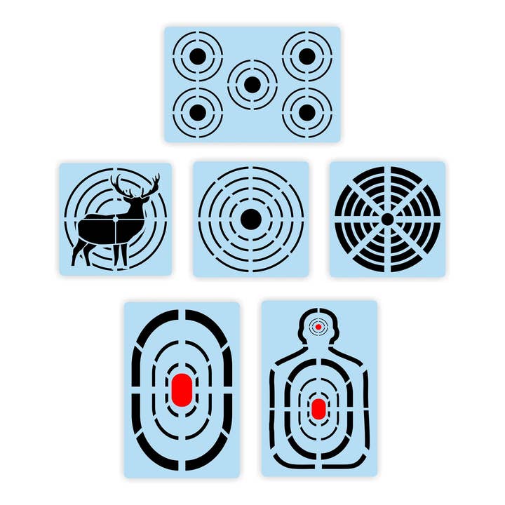 Stencil Super Bundle di Bersagli per la vendita all'ingrosso da parte di Barn Star Painting