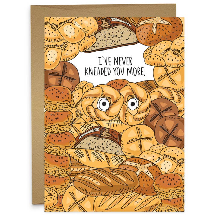 Nunca te amassei mais cartão de felicitações por atacado de Humdrum Paper