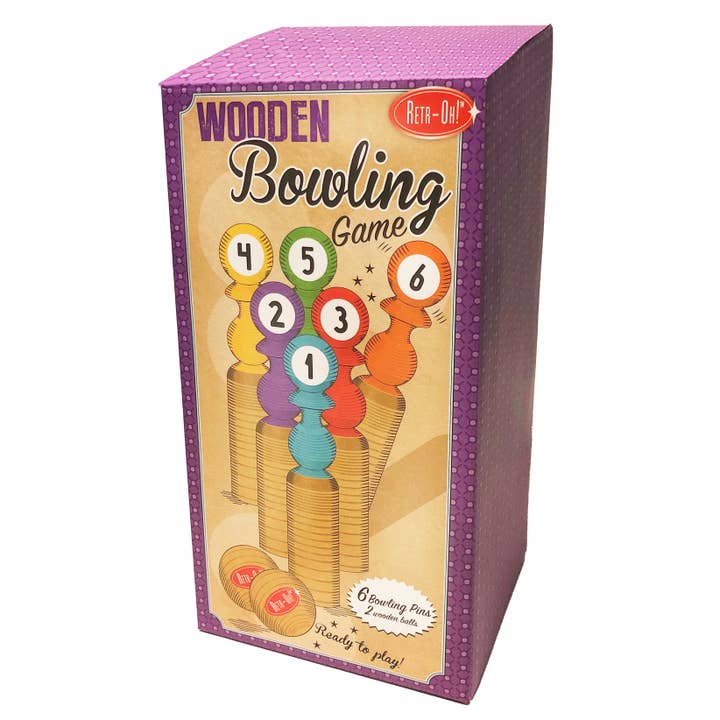 Retr-oh! - Wholesale Wood Toy - Kids - Wooden Bowling