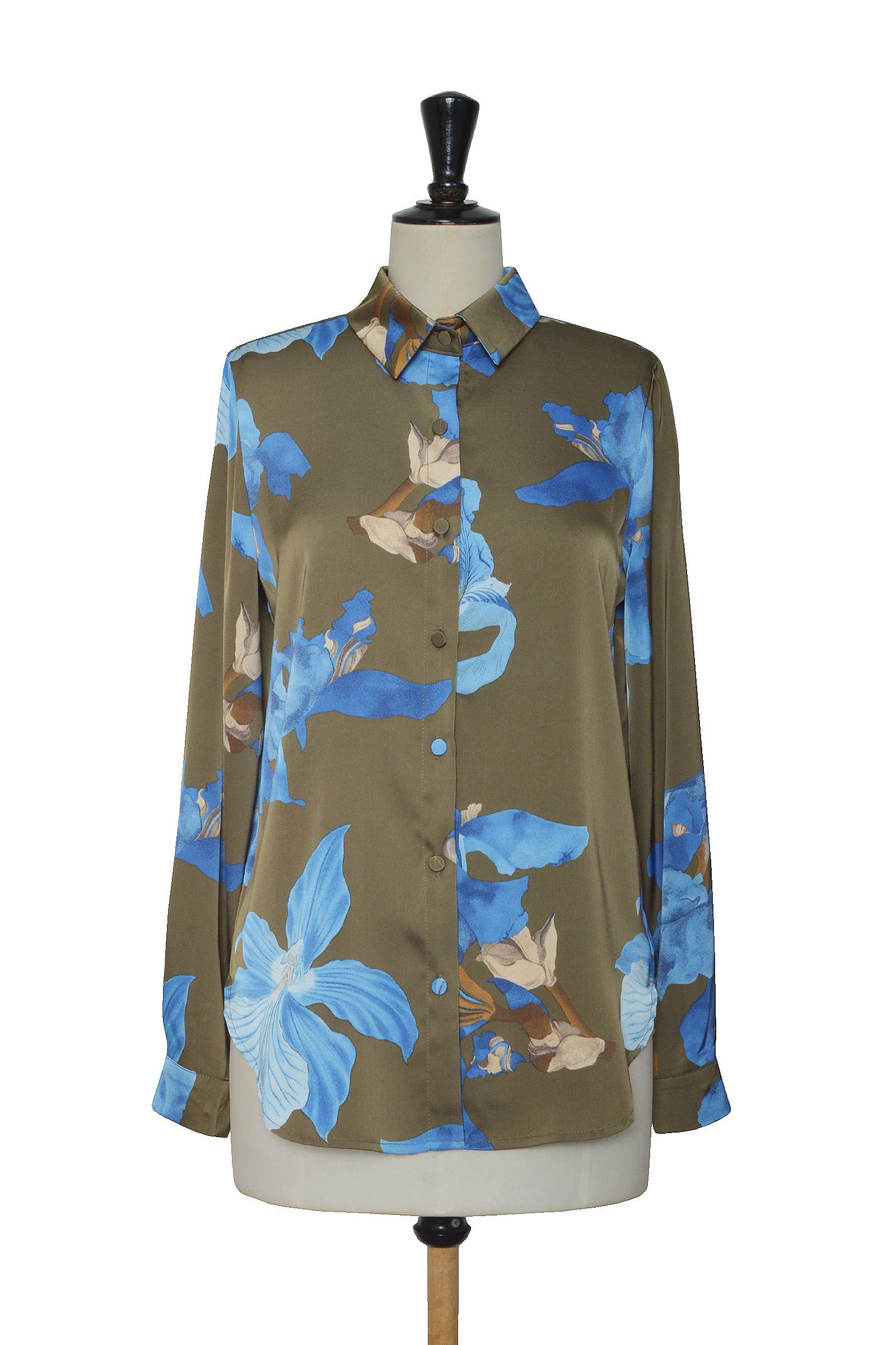 ELLI WHITE - Wholesale Button Down Shirt - Women's - Flowy floral print blouse7