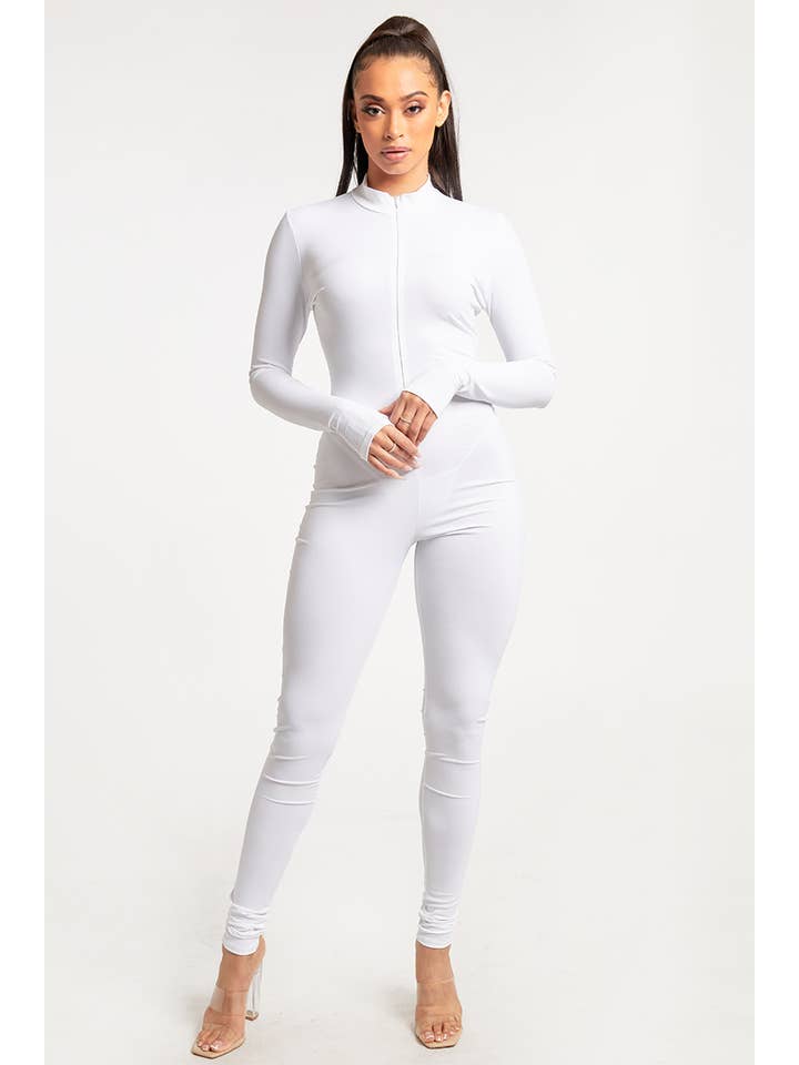 Jour – Engroshandel Jumpsuit - Dame – Jumpsuit til kvinder i nylonblanding med lynlås foran DT213410