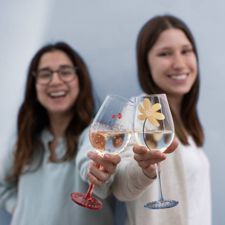 Pavilion - Wholesale Wine glass - Forever My Friend - 16 oz Wine Glass1