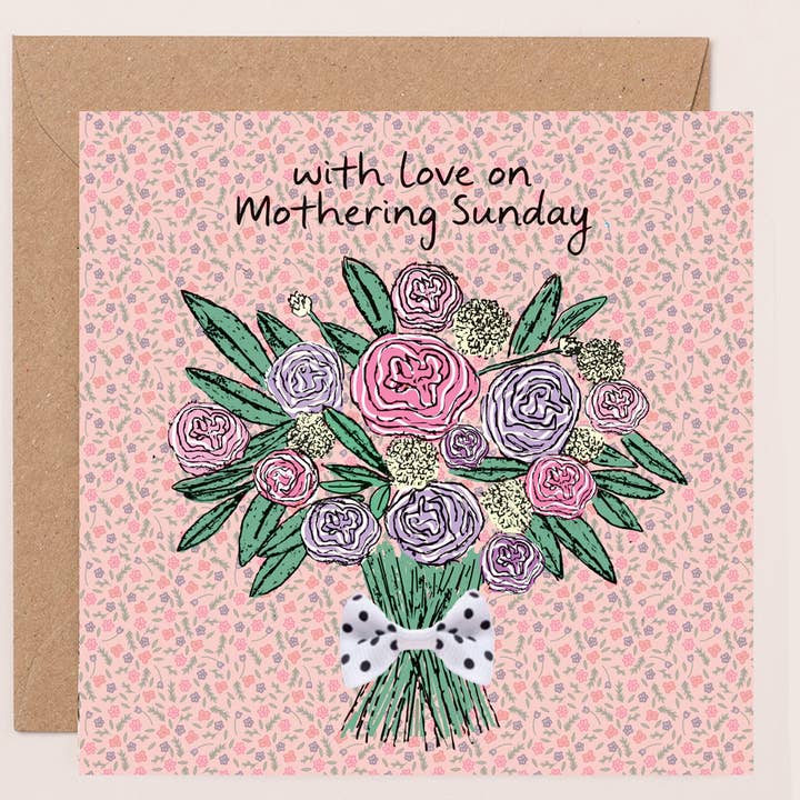Carte de fête des mères Fleurs du dimanche des mères pour la vente par Apple & Clover