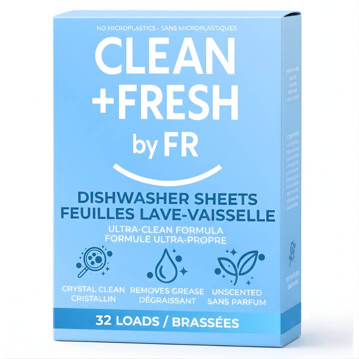 Clean + Fresh diskmaskinsrengöringsark – 32 diskar för wholesale av FKN Rich