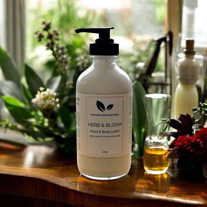 Herb & Bloom Hand & Body Lotion for wholesale by Dreaming Green Boutique