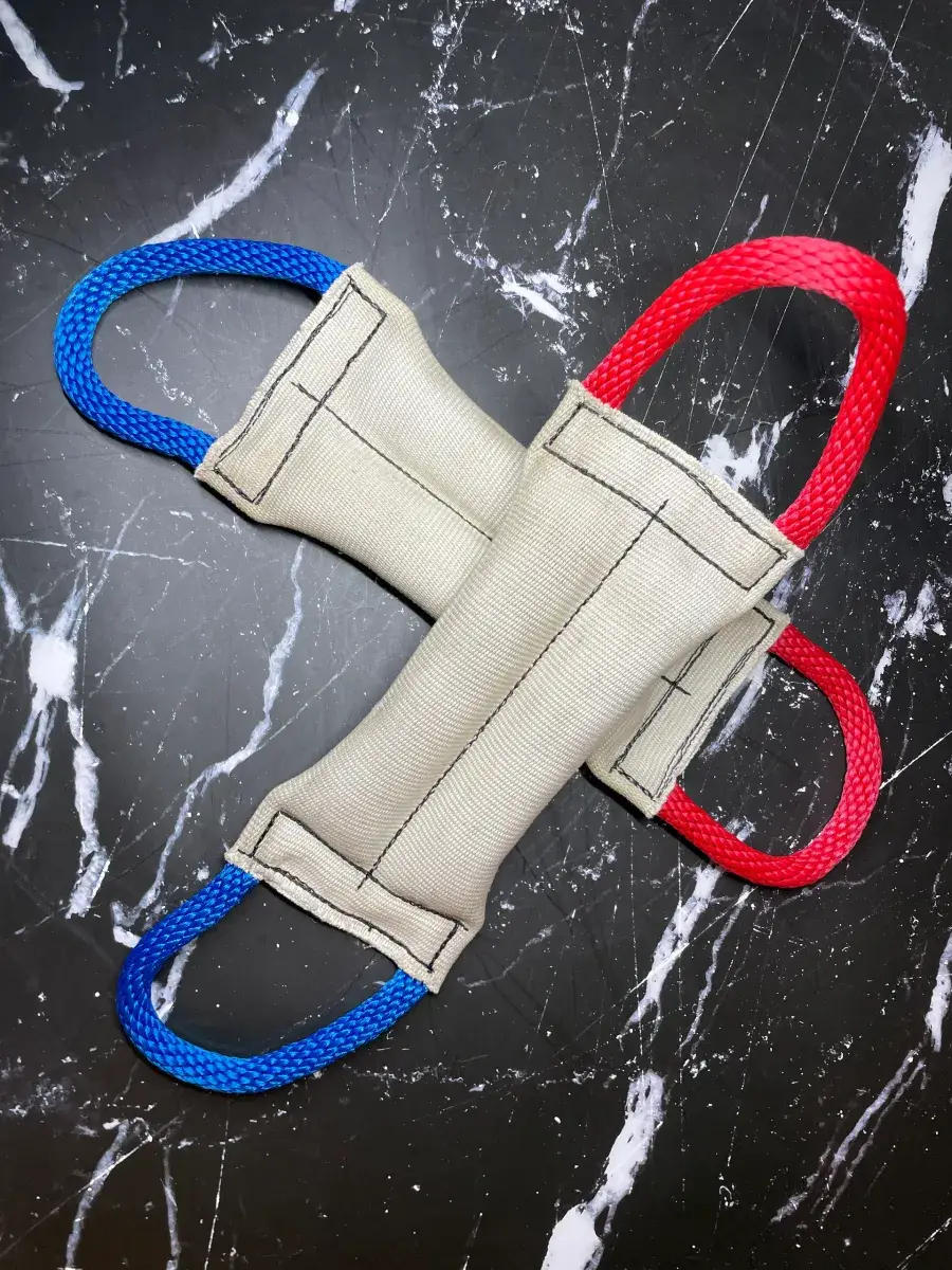 Go Go Dog Toys - Wholesale Pet Rope Toy - Dog - Dual Rope Handle Tug of War Toy0