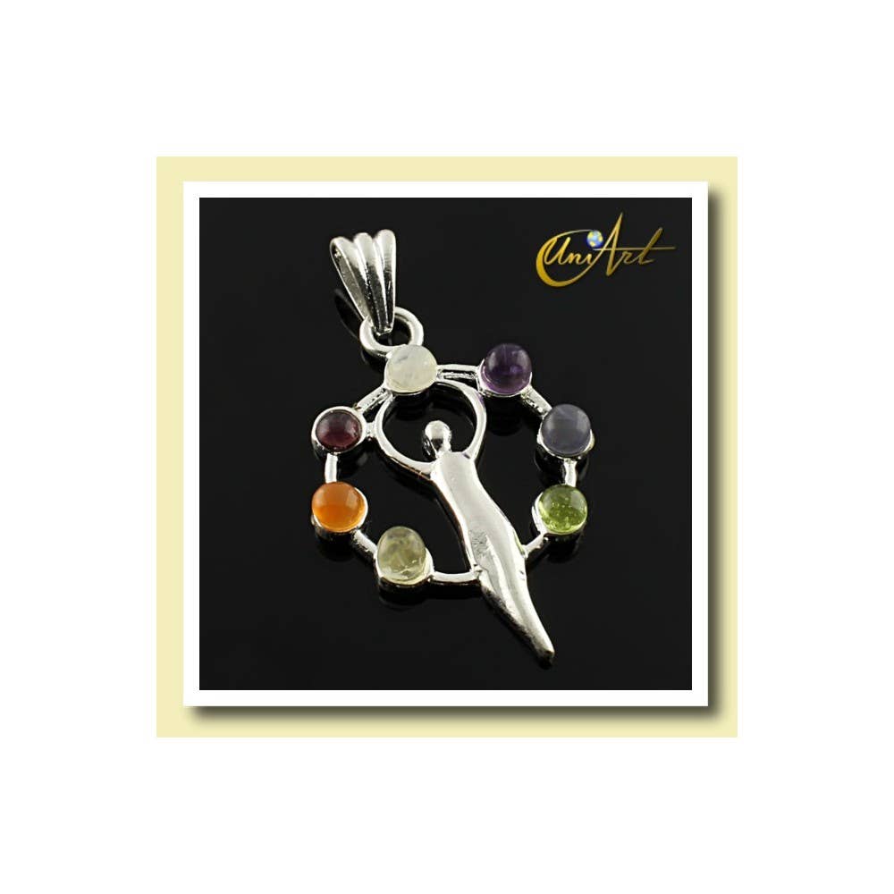 UniArt - Wholesale Pendant/Charm Necklace - Chakra Pendant, Primitive Goddess or Priestess0