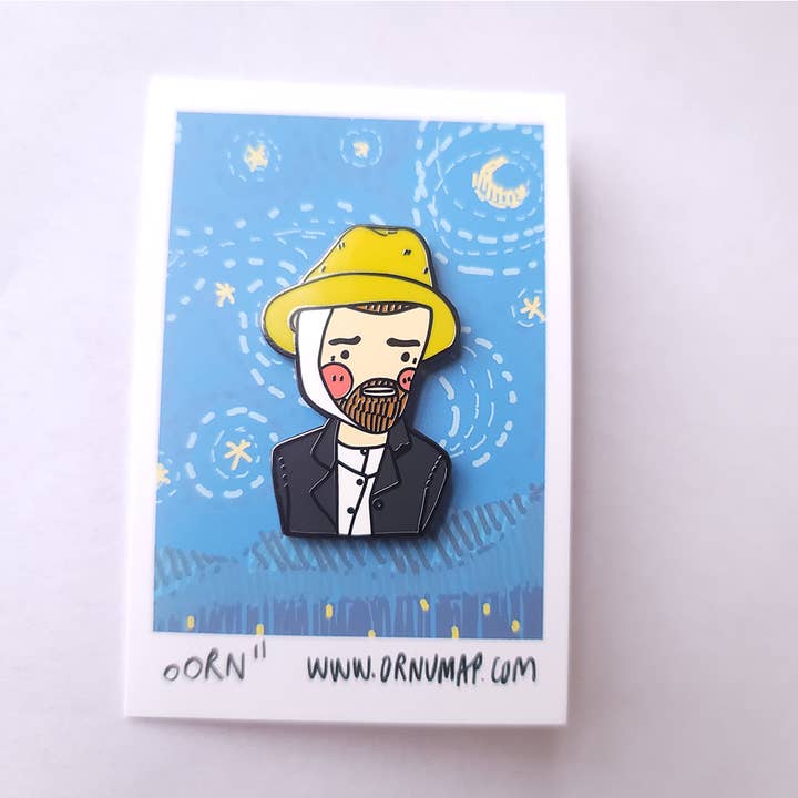 Van Gogh Pin for wholesale by oORn