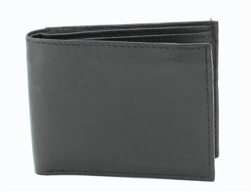 Leather Impressions Inc - Vente Portefeuille – homme - Arrière ID Window Bi Fold Portefeuille Style : # 6641