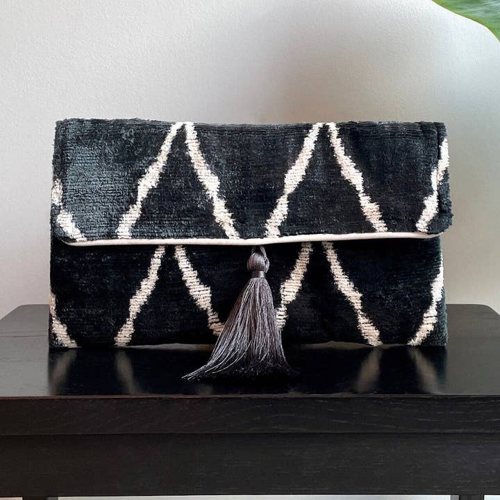 Ikat Clutch Bag Lipari for wholesale by Mila∞Miro by Emelie
