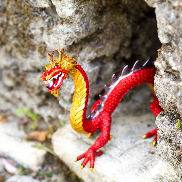 Safari Ltd. - Wholesale Figurine Toy - Kids - Horned Chinese Dragon - 101355