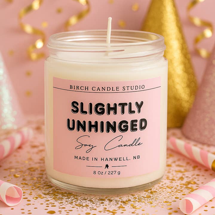 Slightly Unhinged - (Berry/Cotton Candy/Apricot/Vanilla) for wholesale by Birch Candle Studio
