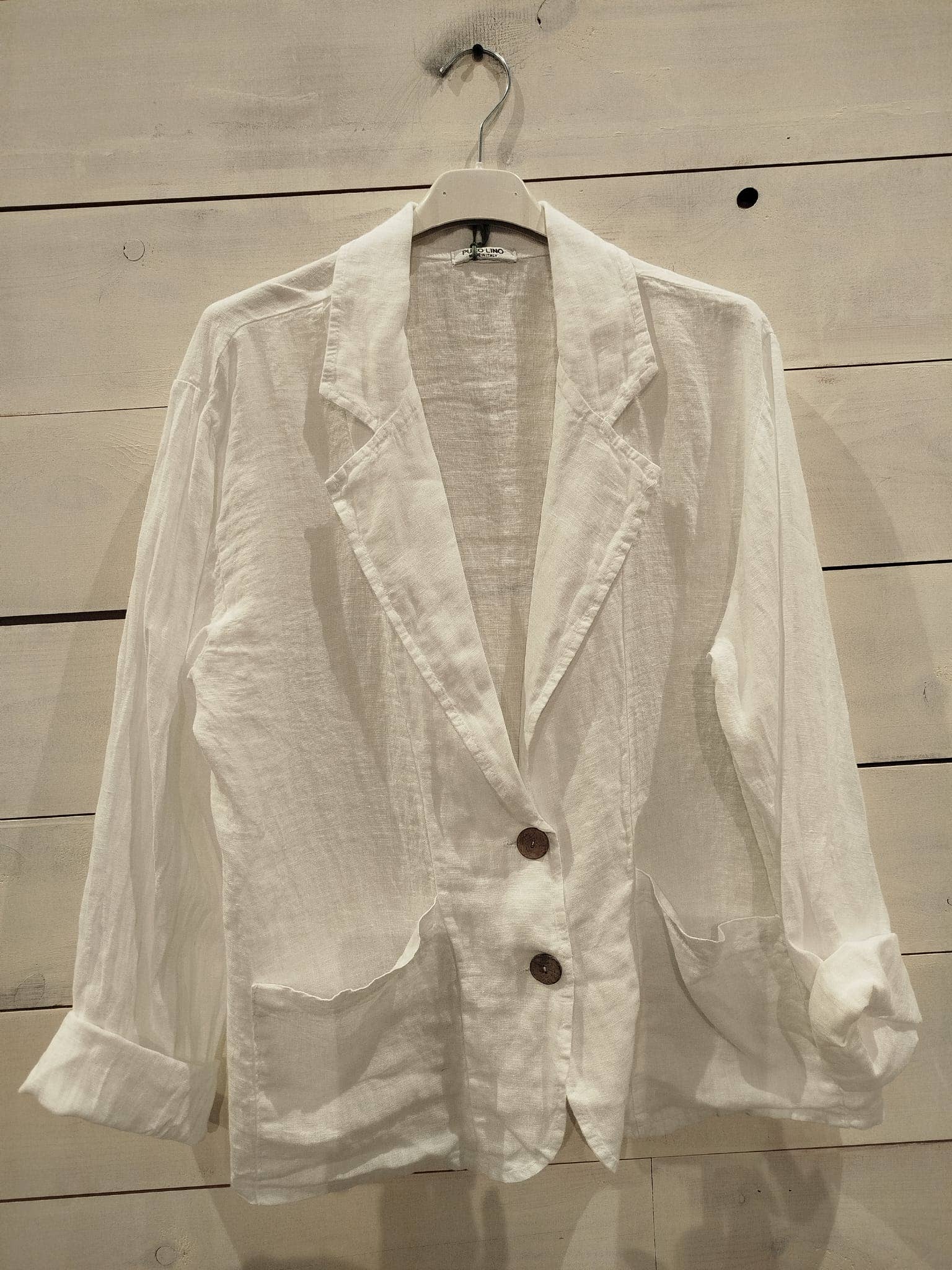 Linos y Textiles - Wholesale Blazer - Women's - REF-17762 V-neck shirt 100% linen4