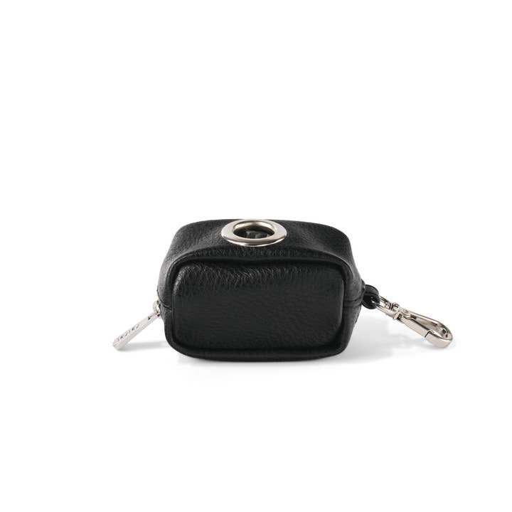 Waste Bag Dispenser - Black Vegan Leather for wholesale by OiOi