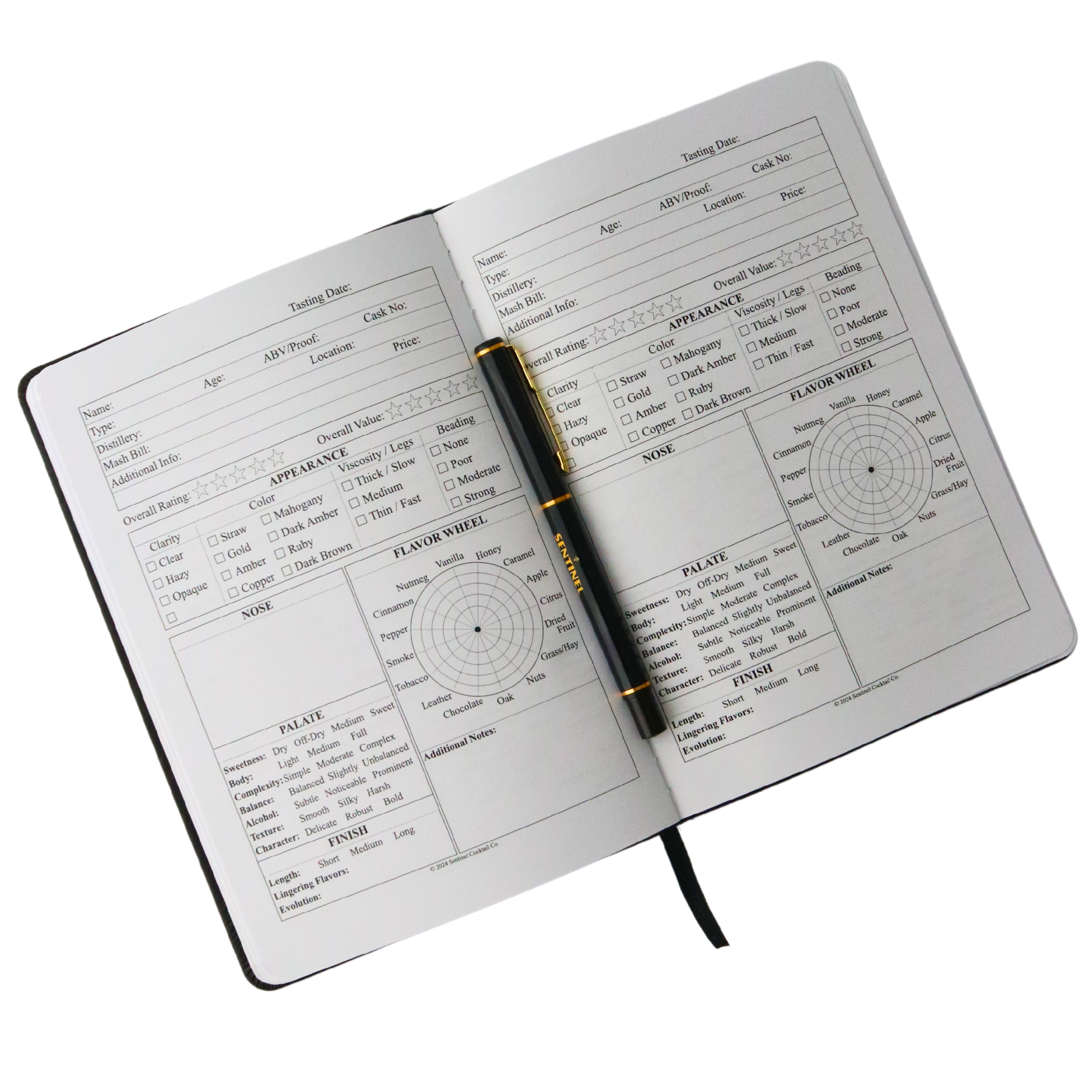 Sentinel Cocktail Co - Wholesale Journal/Diary - Sentinel Signature Whiskey Tasting Journal Gift Box4