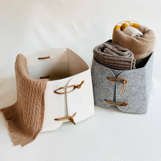 Zora Botanica - Wholesale Basket - Felt Storage Basket1
