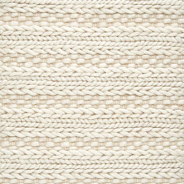 Wool Blend Hand-Loomed Rug - Bedford Cord Ivory for wholesale by Rugs That Fit