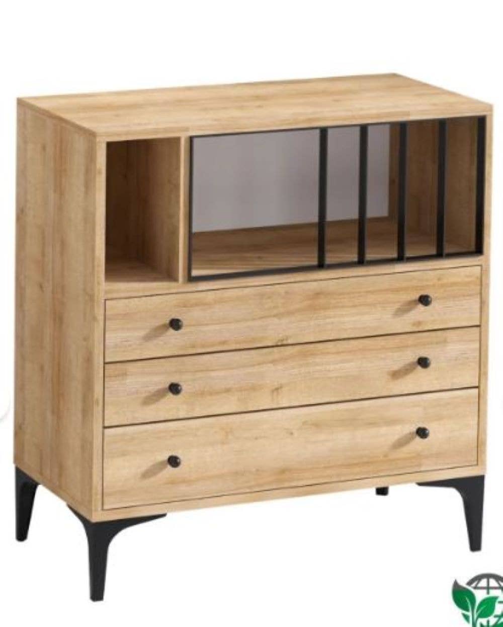 Multi Colored Decormet Nevada Dresser - Sapphire Oak for wholesale on Faire