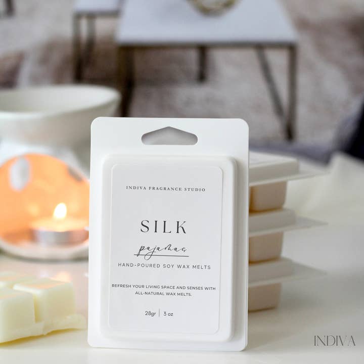 Silk Pajamas Soy Wax Melts for wholesale by Indiva Fragrance Studio