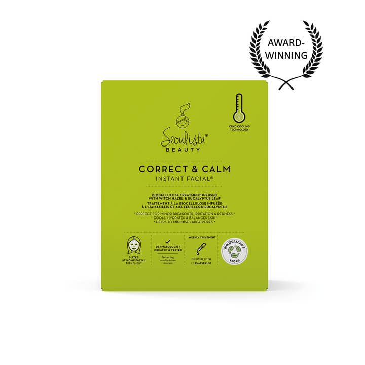 Seoulista Beauty Correct & Calm Instant Facial for wholesale by Seoulista
