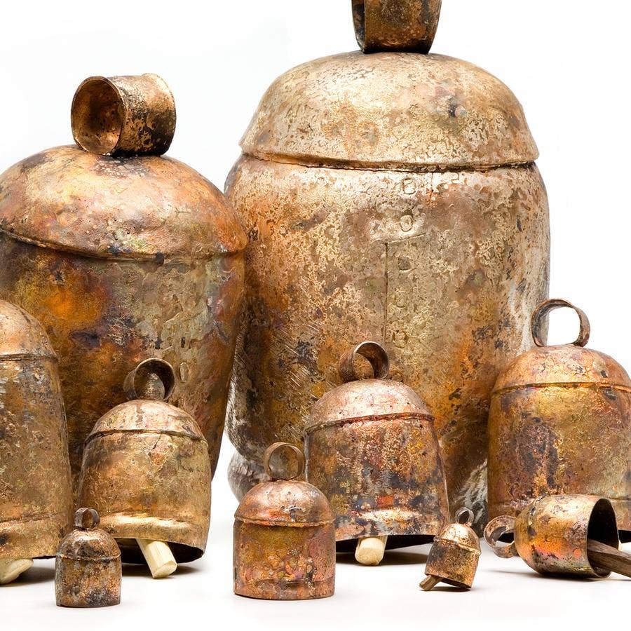 Indika - Vendita all'ingrosso Campane - Campanella piccola taglia 0 in bronzo accordata a mano dall’India2