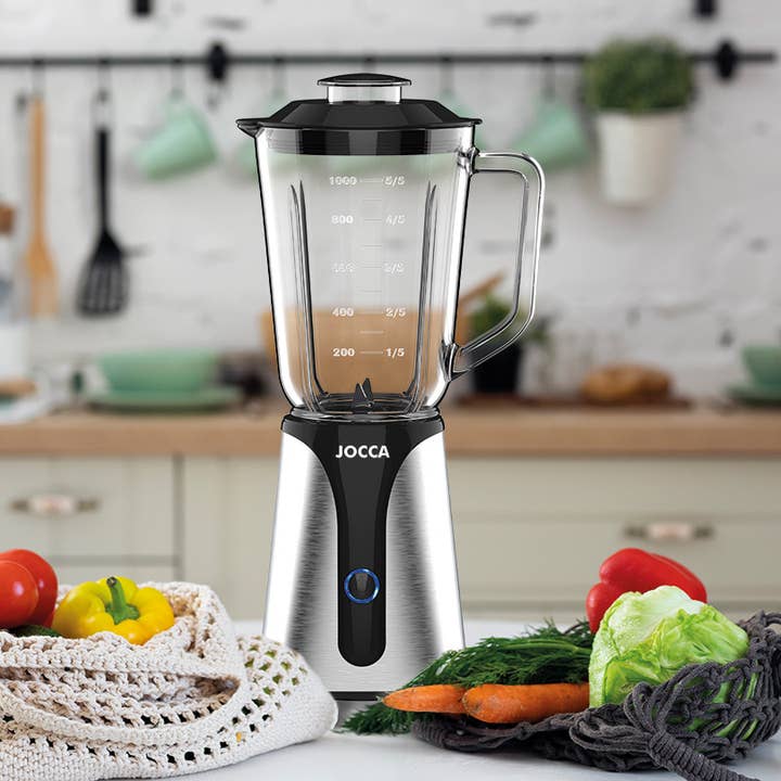 JOCCA – wholesale Blender – Batidora de Vaso de Cristal y Botella Portátil0