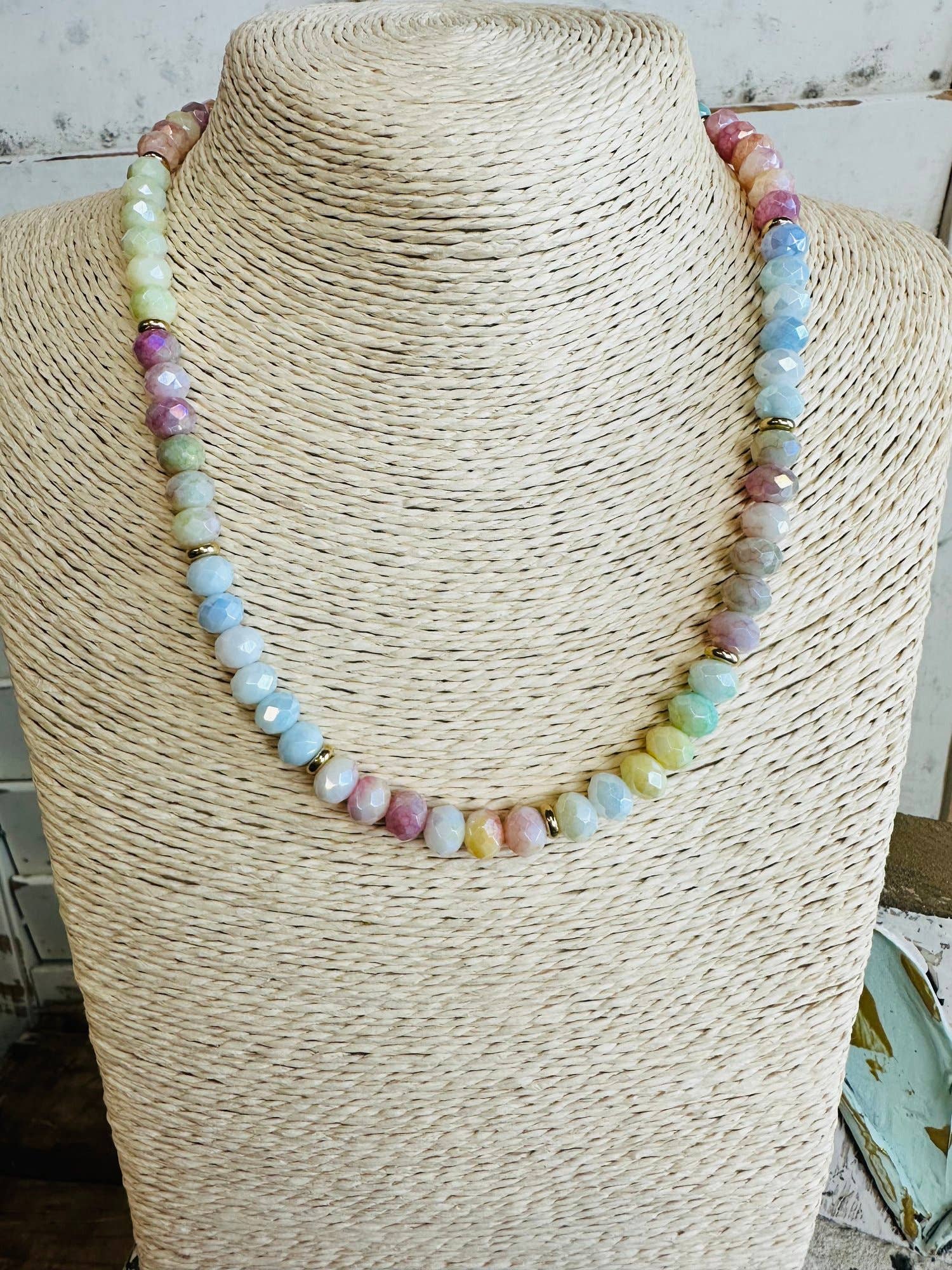 Scooples Jewelry - Vente Bracelet de perles - Sorbet Cristal Arc-en-ciel