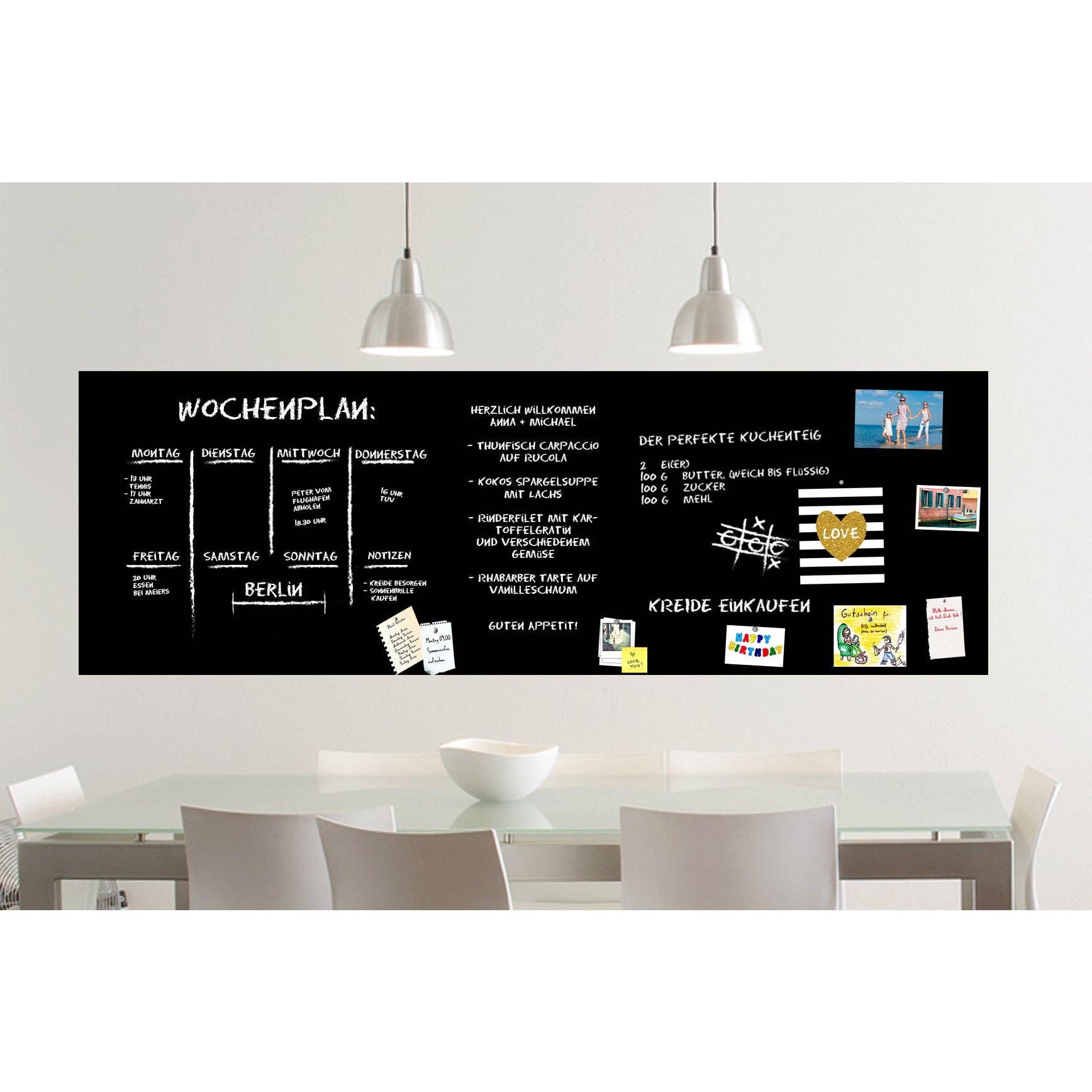 Queence - Wholesale Magnet Board - Magnetic blackboard film - black14