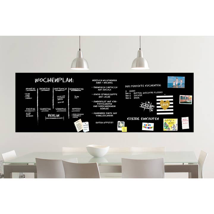 Queence - Wholesale Magnet Board - Magnetic blackboard film - black14