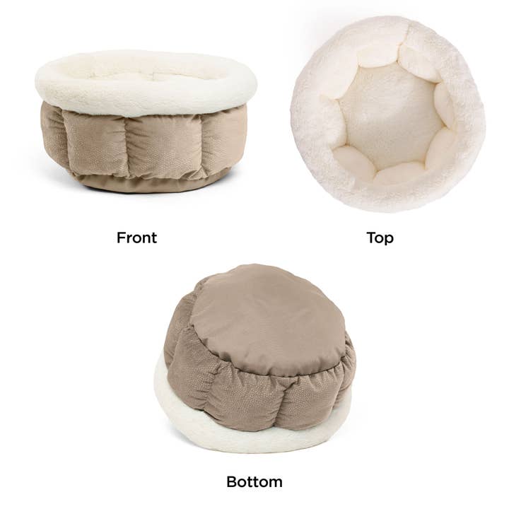 Pet Palette Distribution - Wholesale Pet Bed - Cat/Dog - Best Friends by Sheri Cuddle Cup Ilan Wheat Mini