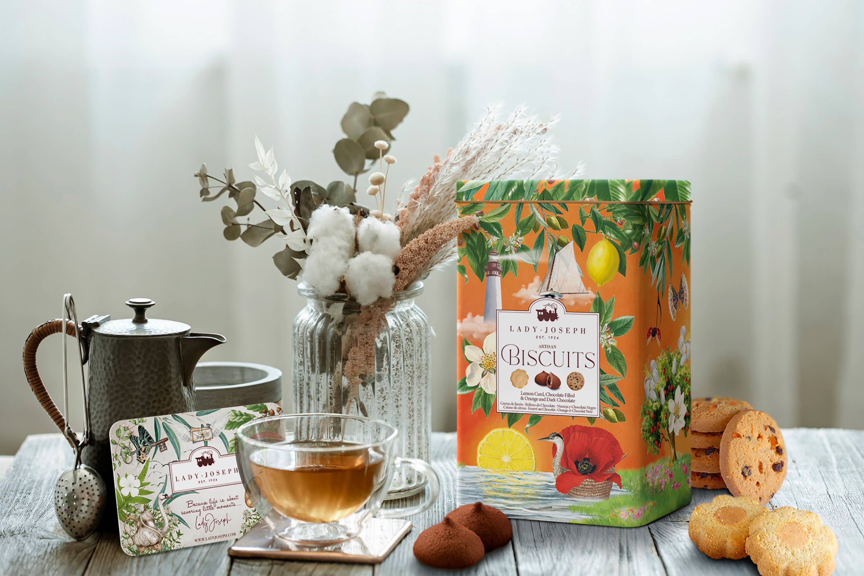 Lady Joseph – Cookie por atacado – Sortido de biscoitos em lata para presente7